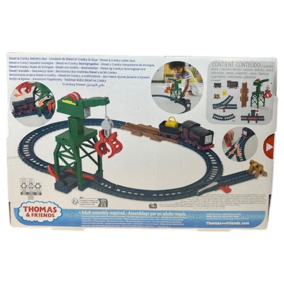 Thomas & Friends Diesel & Cranky Delivery Duo Motorized Train Set - Fisher-Price - Picture 3 of 6